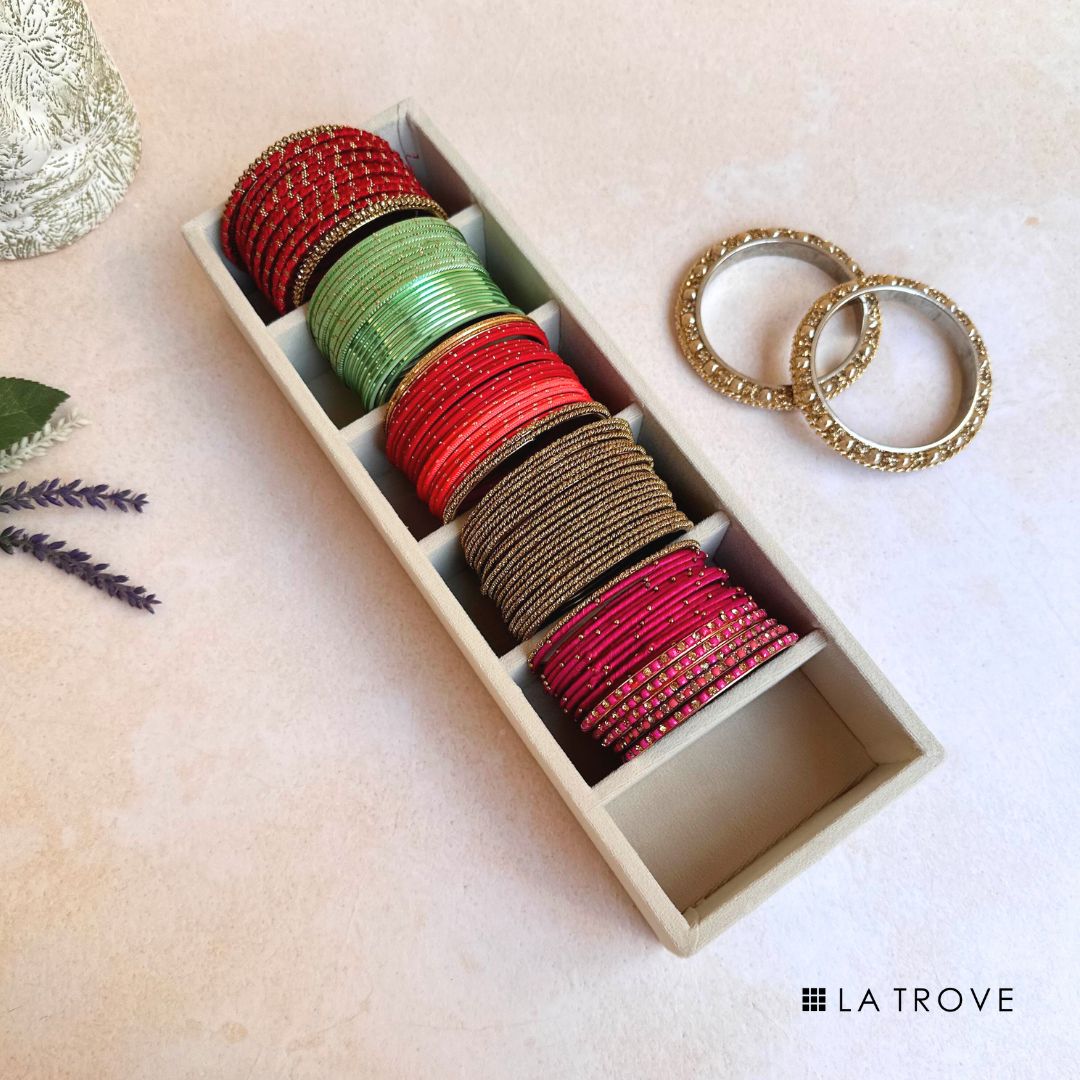 6 Slot Bangle Tray Organiser (Sleek)