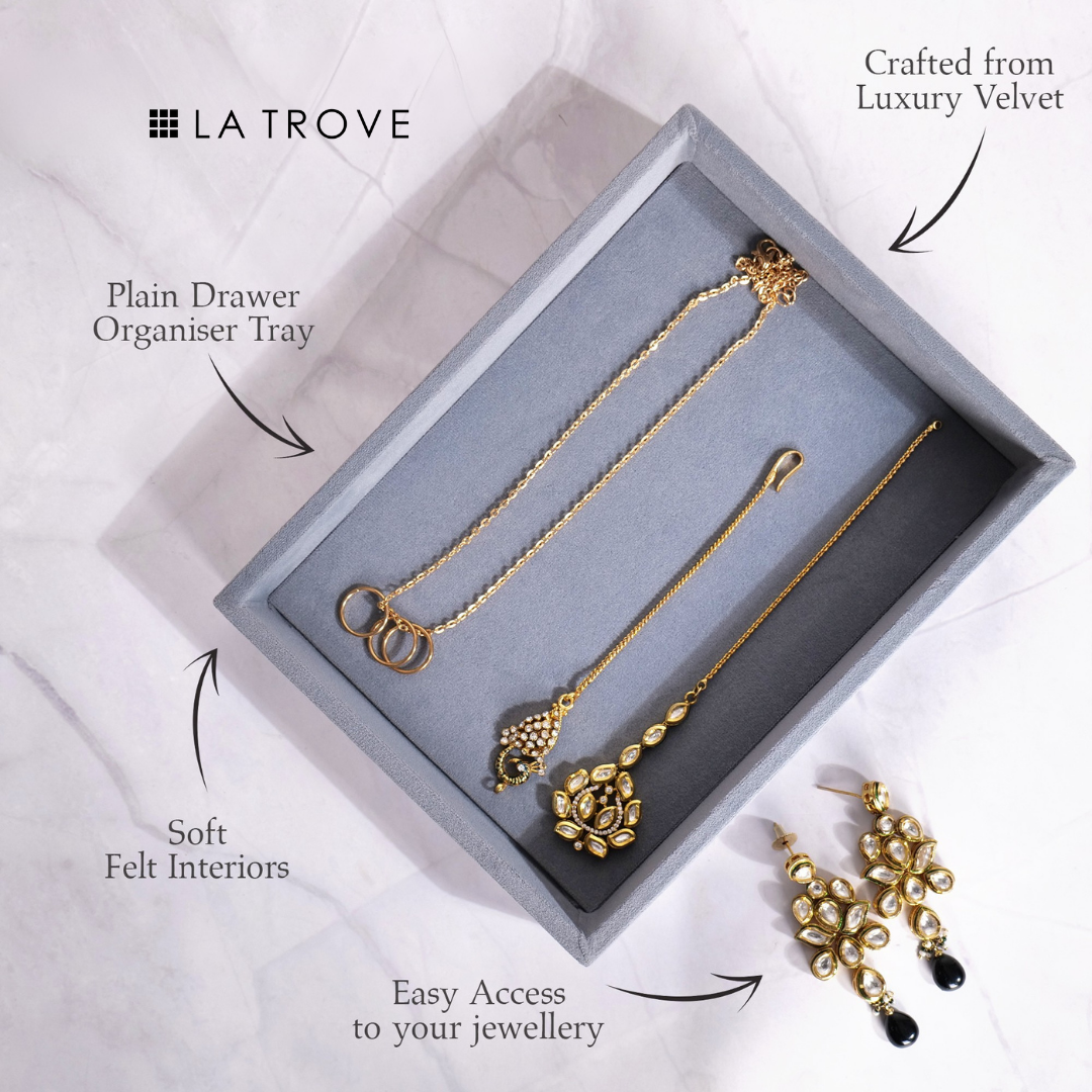 Luxury Small Plain Jewellery Tray