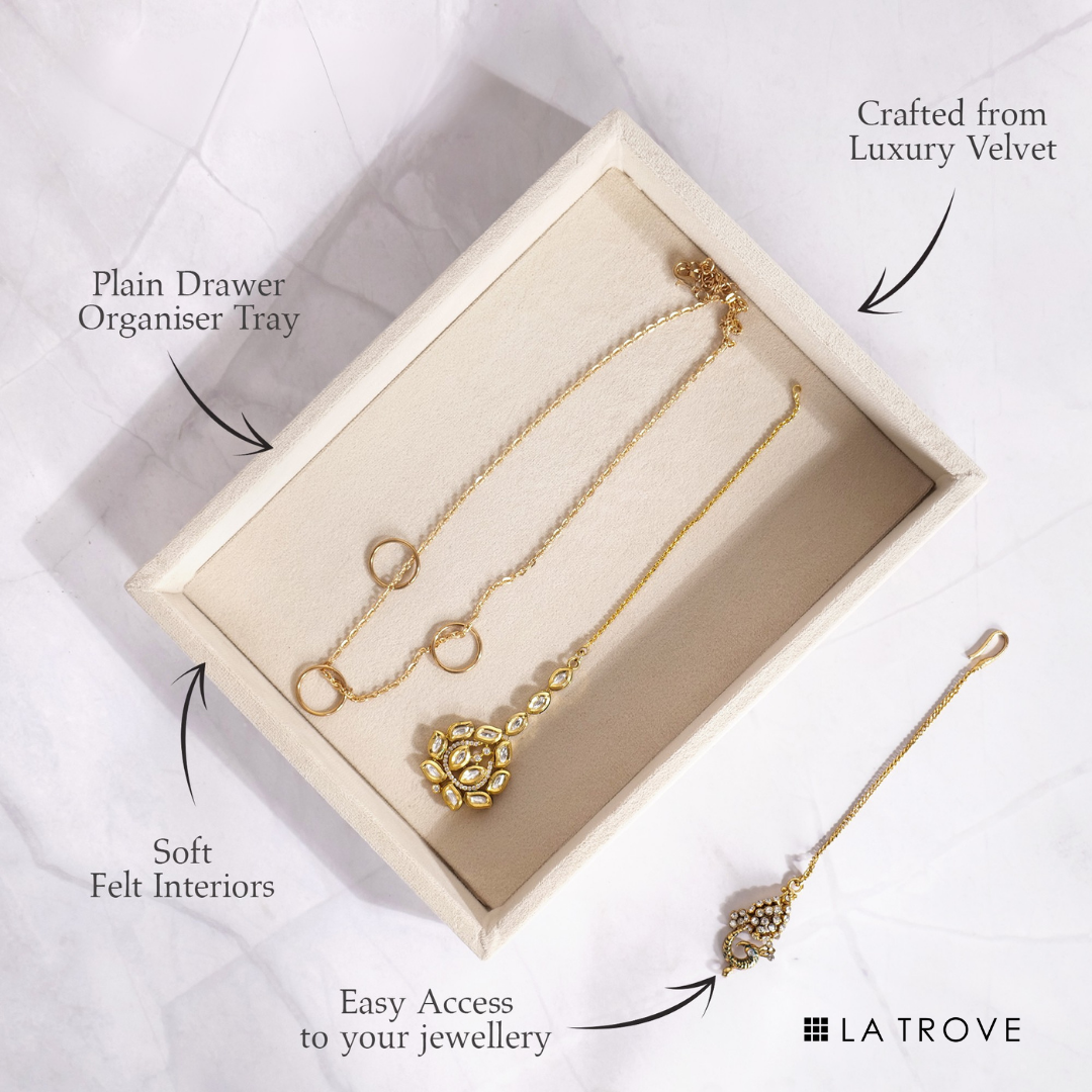 Luxury Small Plain Jewellery Tray