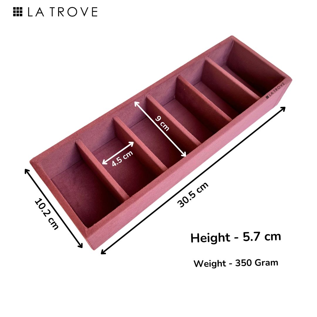6 Slot Bangle Tray Organiser (Sleek)