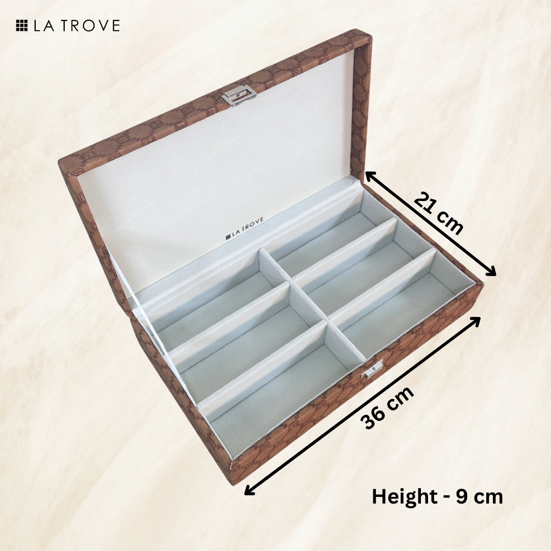 Designer 6 Slot Sunglass Box