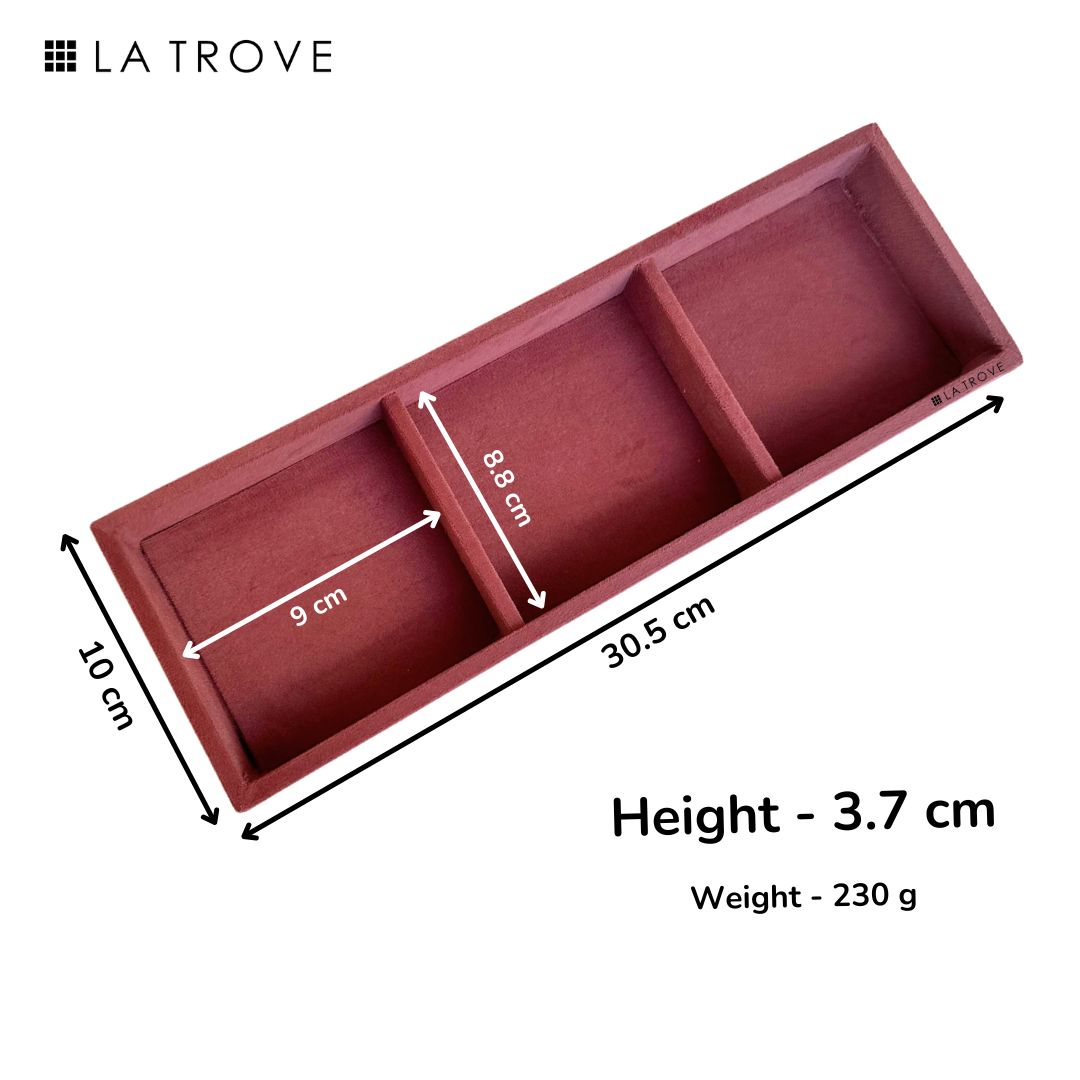 3 Slot Bangle Organiser Tray
