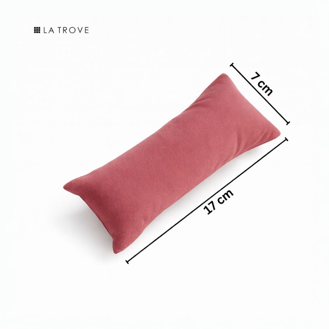 La Trove Luxury Long Velvet Pillow Inserts for Bracelets & Jewellery Organizer Pillows
