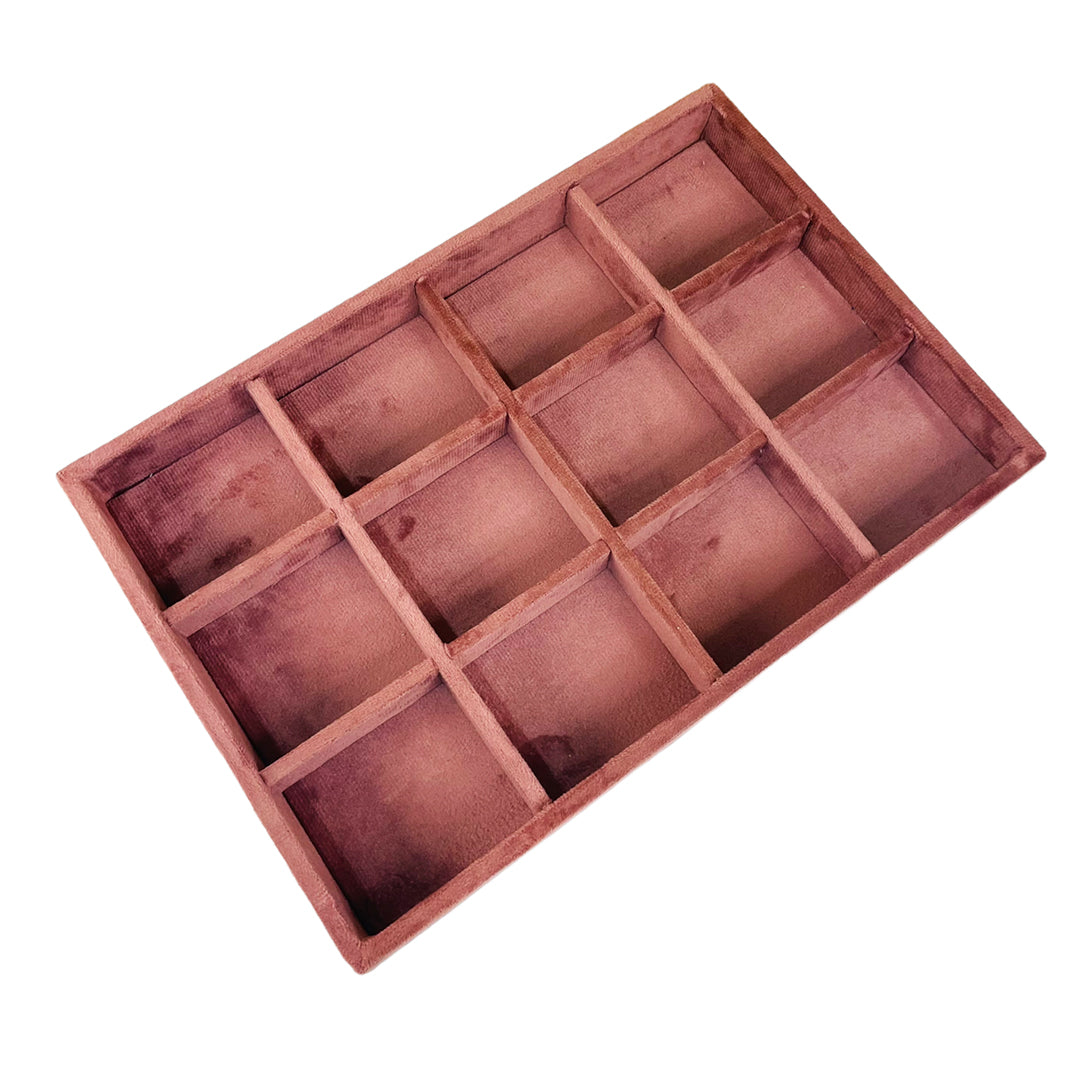 Luxury 12 Grid Jewellery Tray