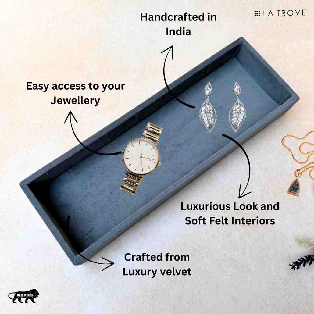 Plain Jewellery Tray Organiser (Sleek)