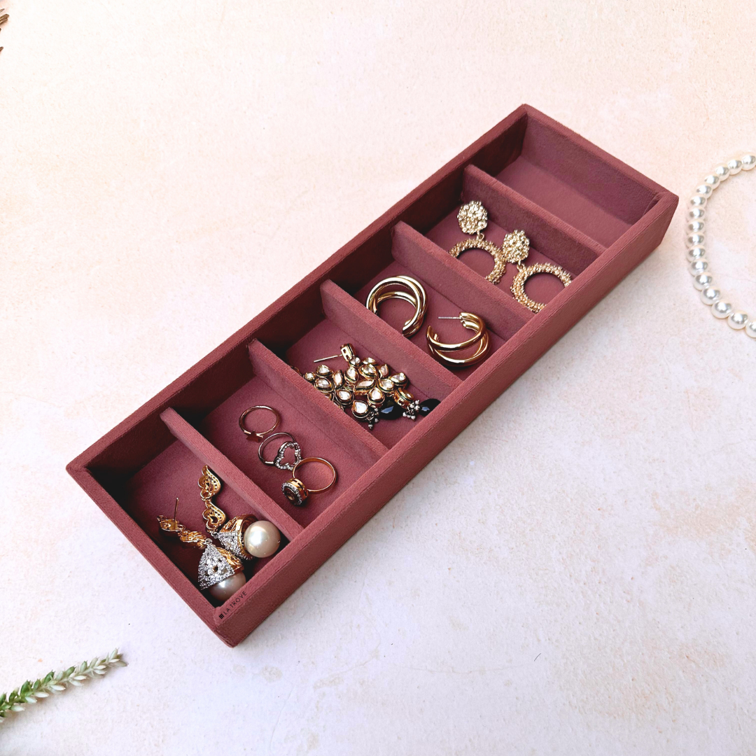 6 Grid Jewellery Tray (Sleek)