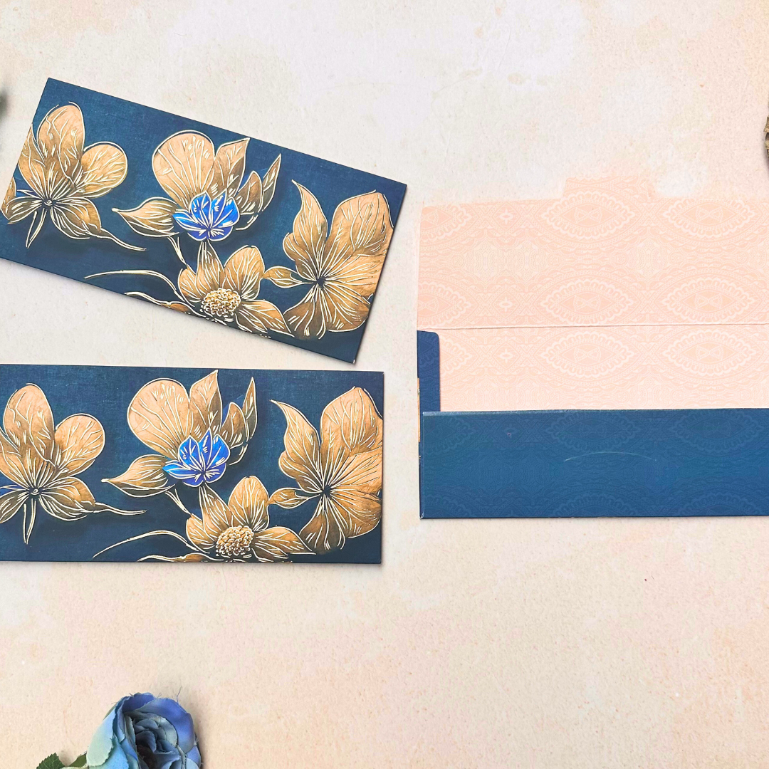 Premium Blue Gift Money Envelopes – La Trove.