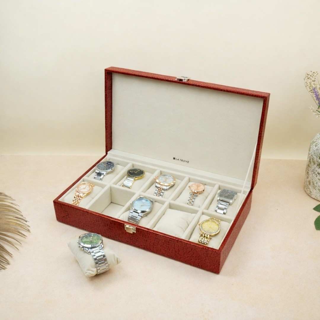 10 Slot Watch Box
