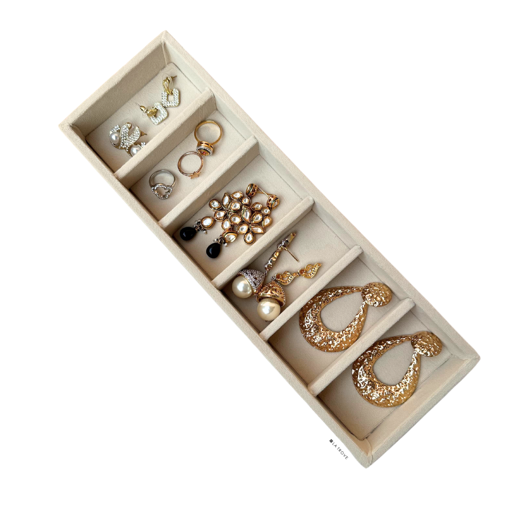 6 Grid Jewellery Tray (Sleek)