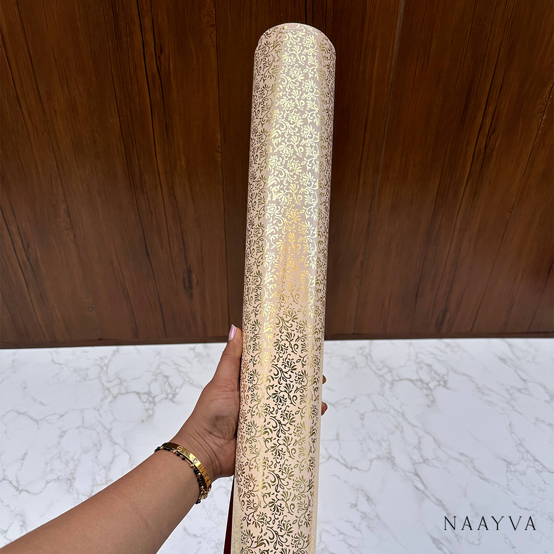 Pink Gold Packing Paper