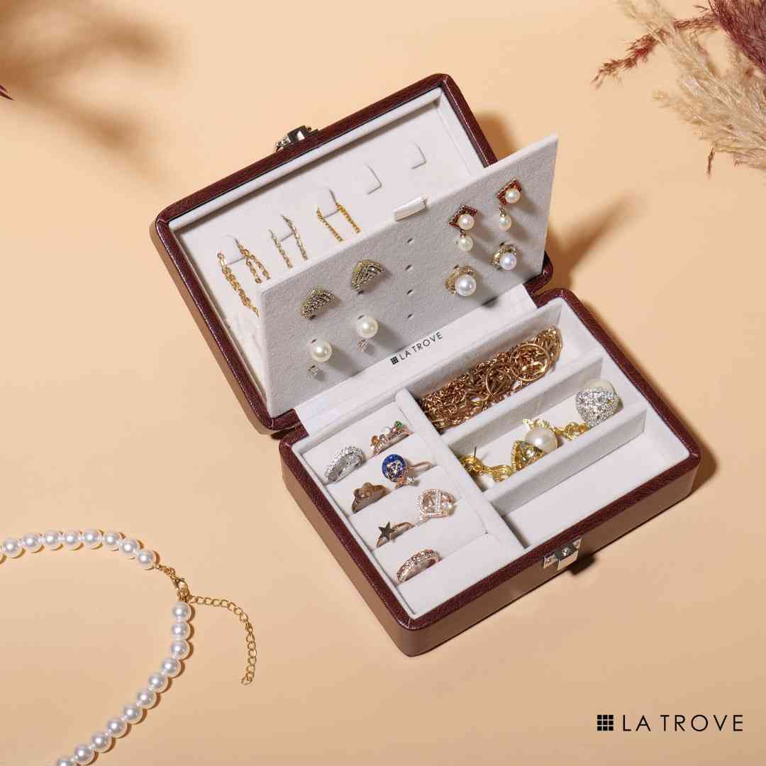 Oval Jewellery Box Organiser