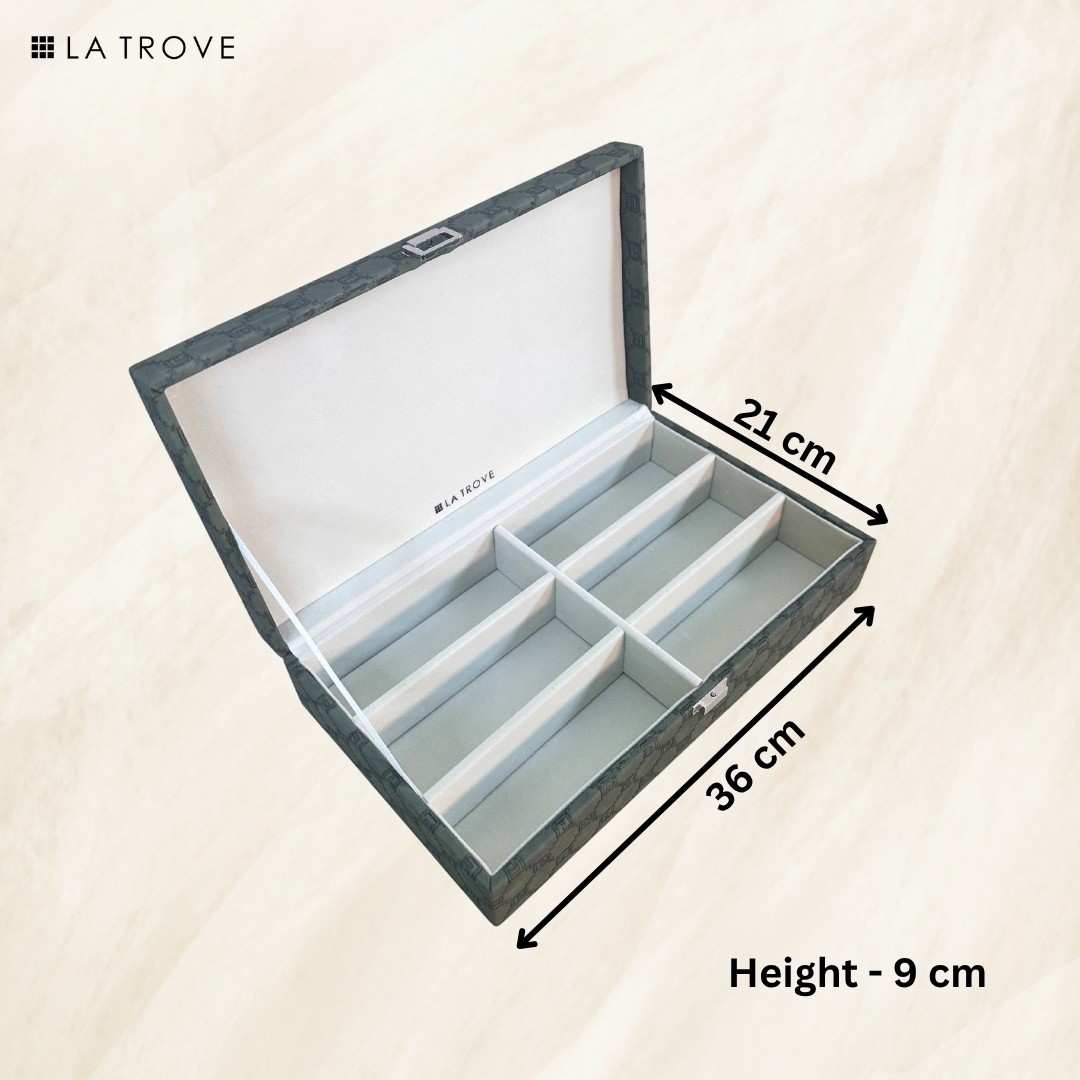 Designer 6 Slot Sunglass Box