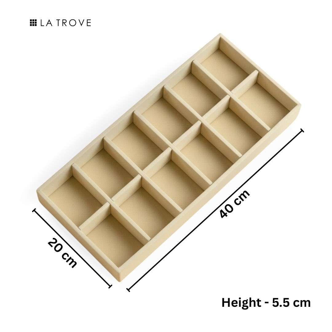 12 Slot Socks Tray for Socks & Small Accessories