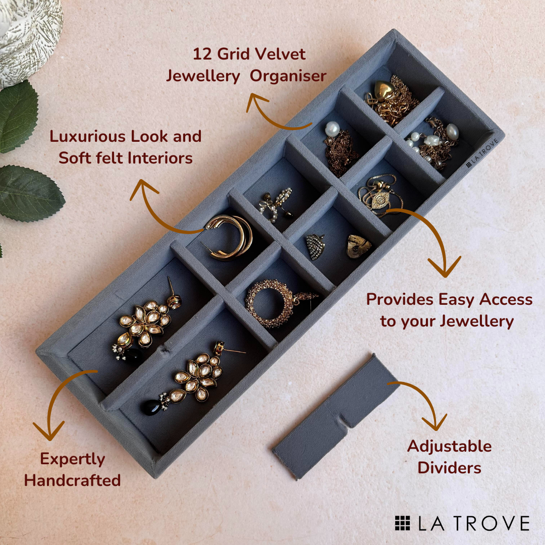 12 Grid Sleek Trays