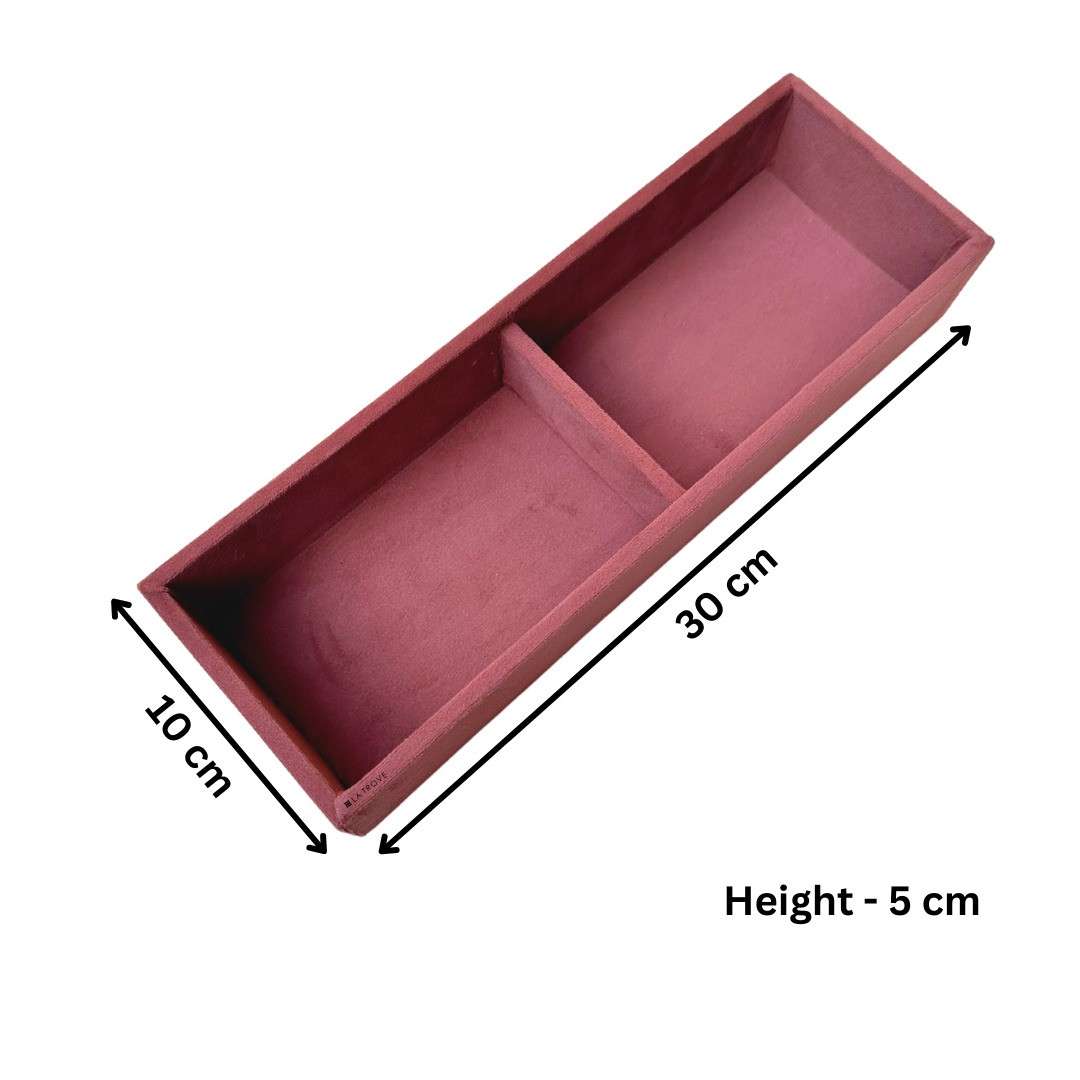 2 Slot Belt Organiser Tray (Sleek)