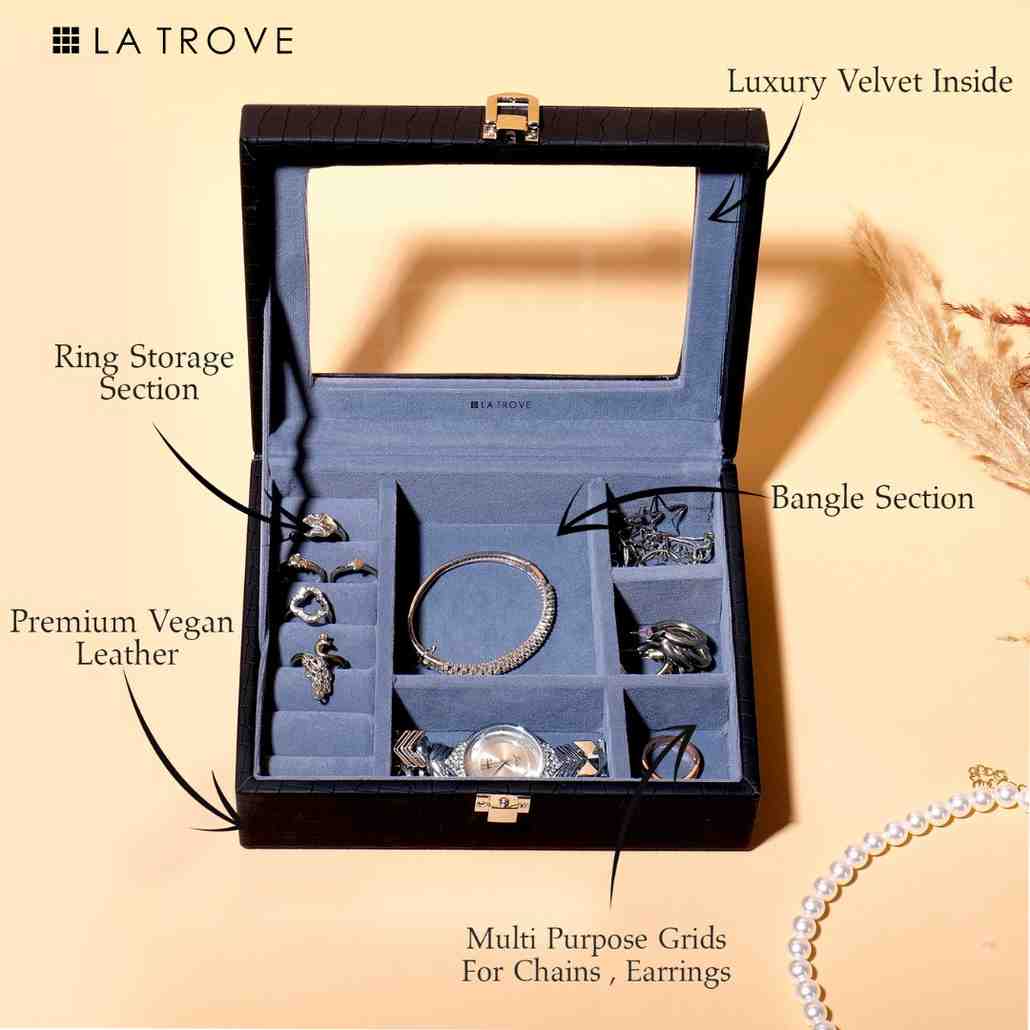 Aura Elegant Jewellery Box Organiser