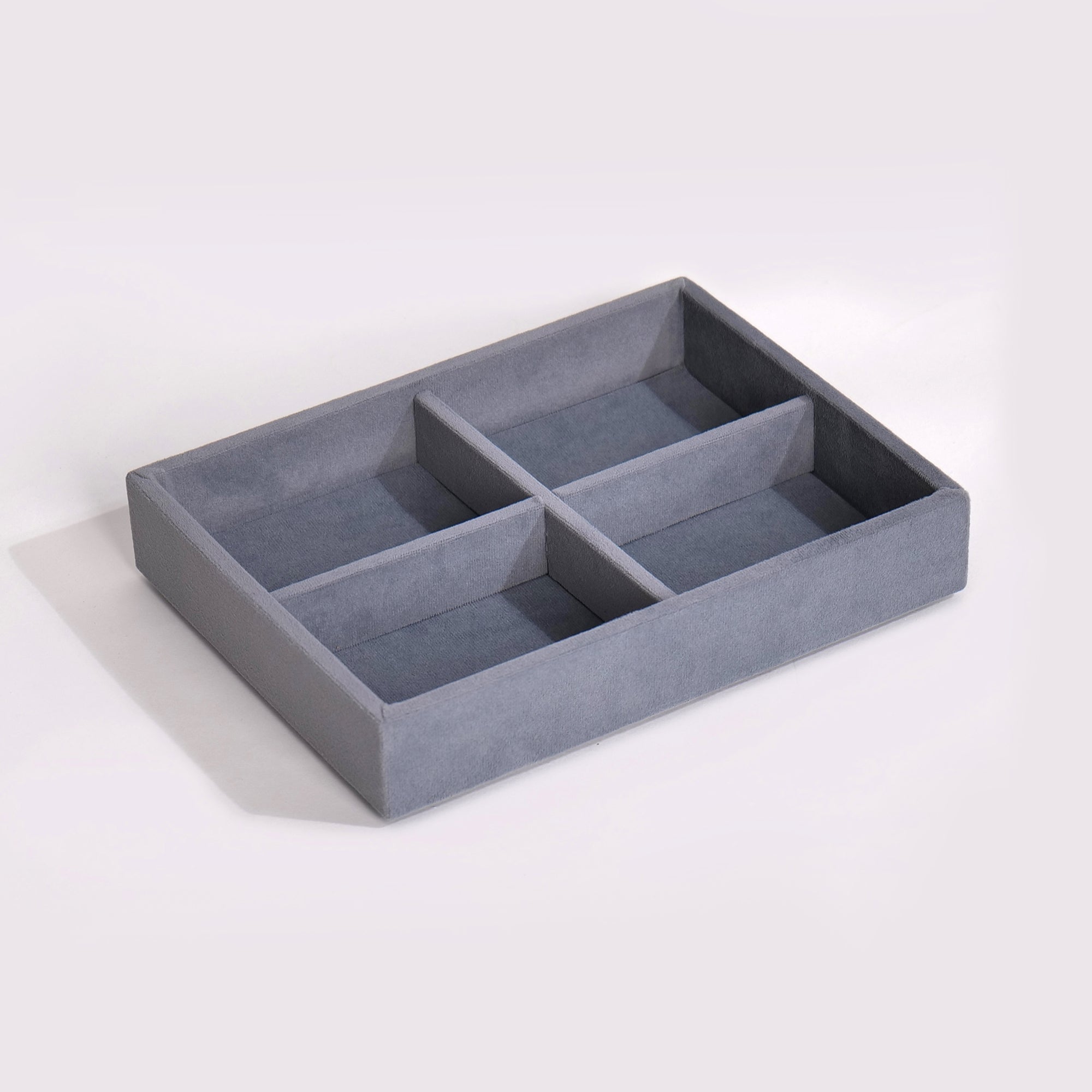 Luxury Small 4 Grids Jewellery Tray