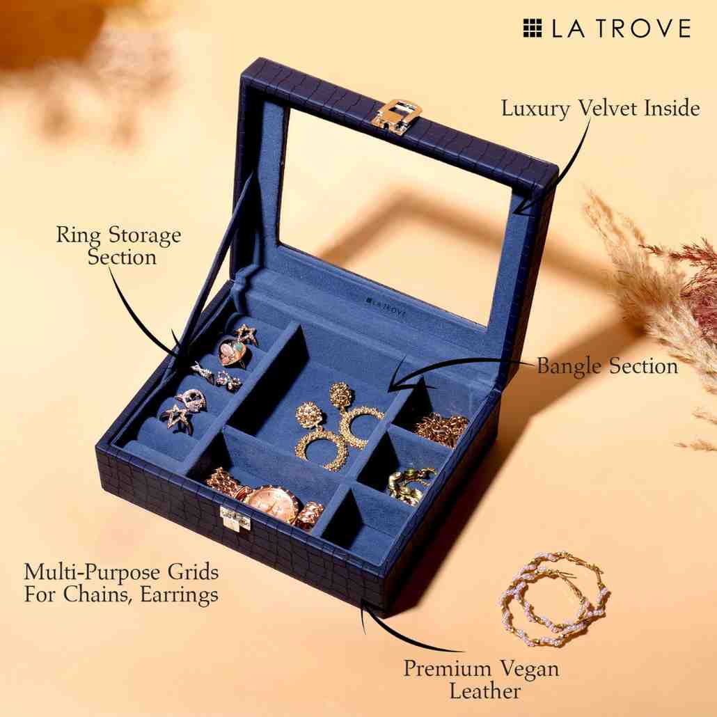 Aura Elegant Jewellery Box Organiser