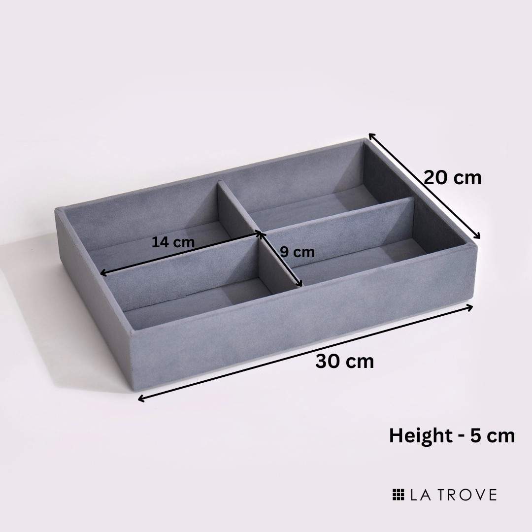 4 Slot Belt Organiser Tray