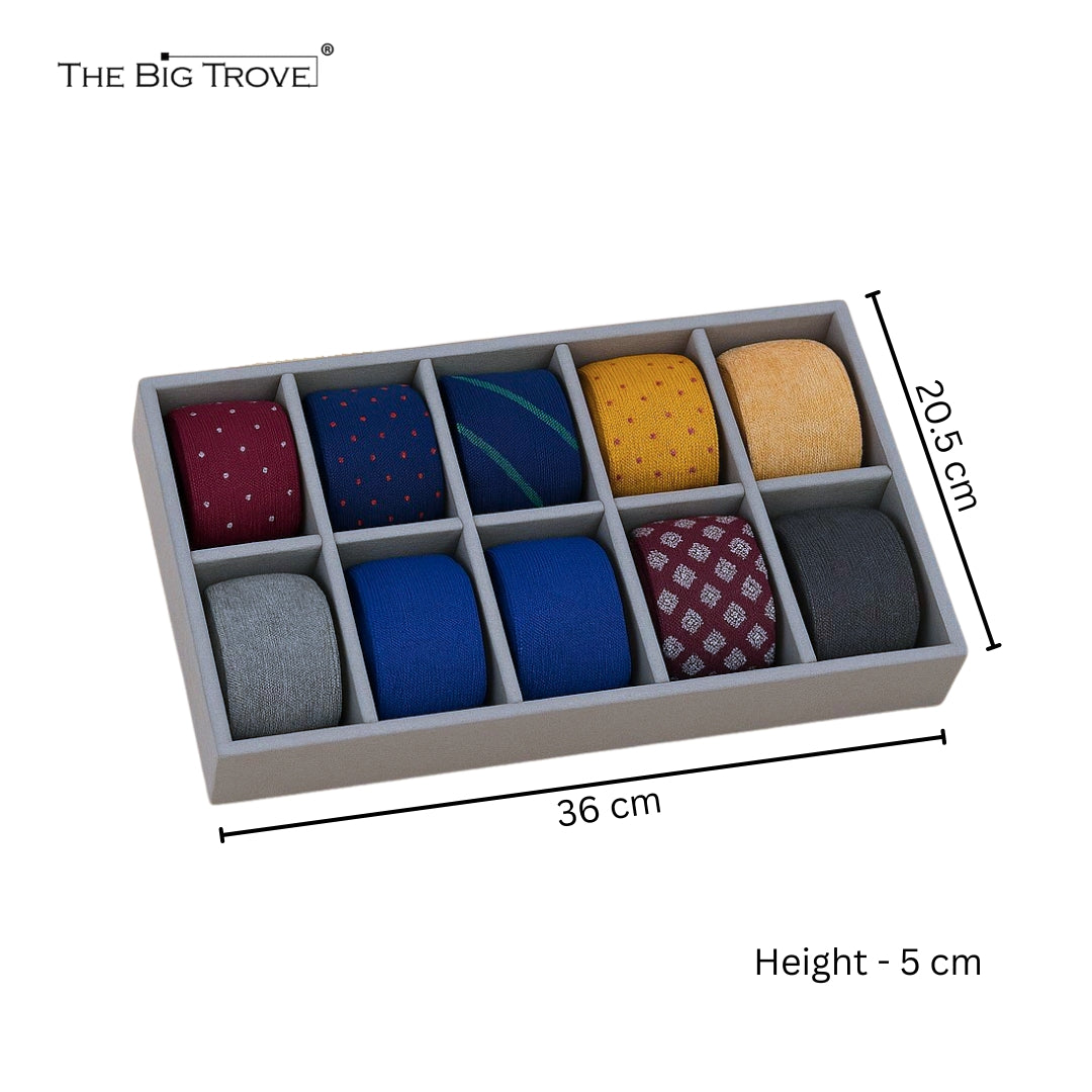 TBT 10 Slot Socks Organiser Tray