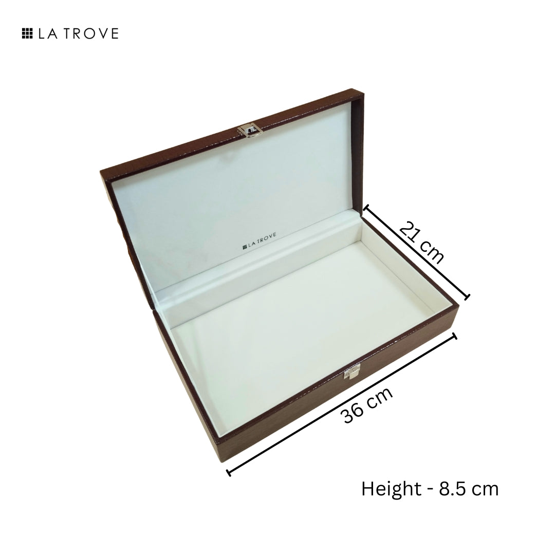 Plain Jewellery & Accessory Organiser Box