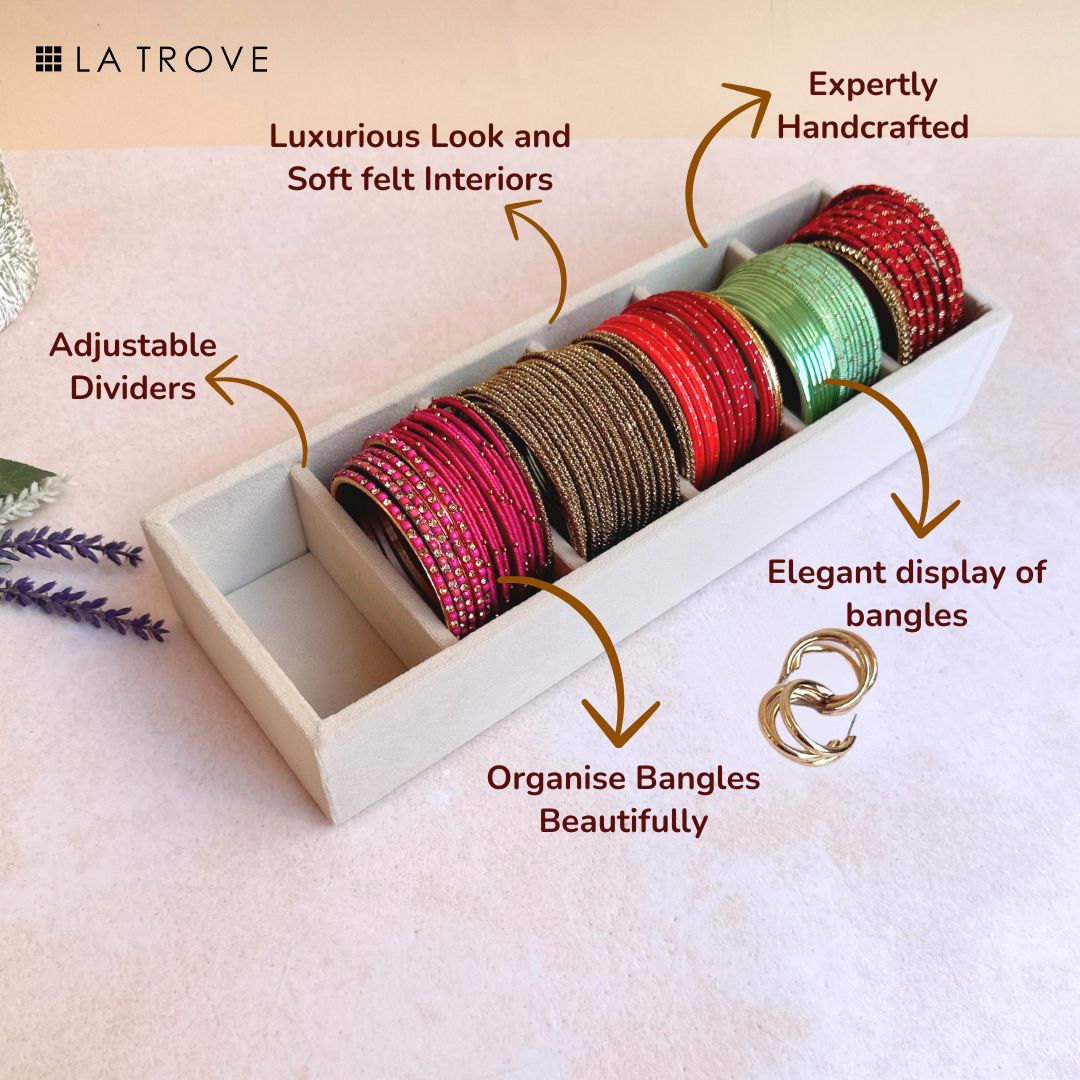 6 Slot Bangle Tray Organiser (Sleek)