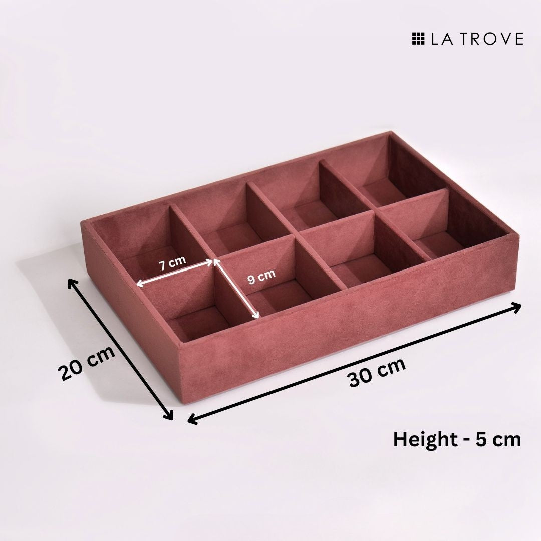 8 Slot Socks Organiser Tray