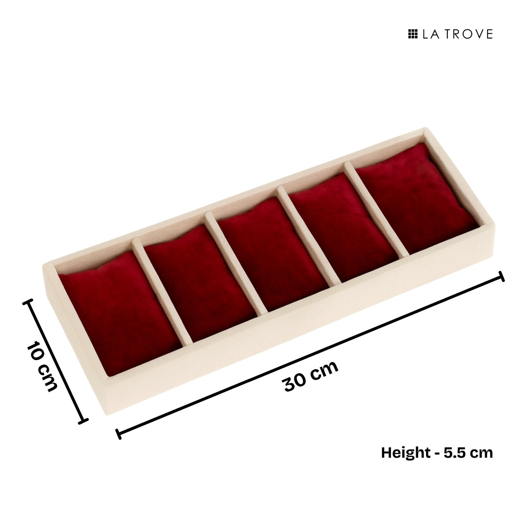 5 Slot Watch & Bracelet Tray Organiser