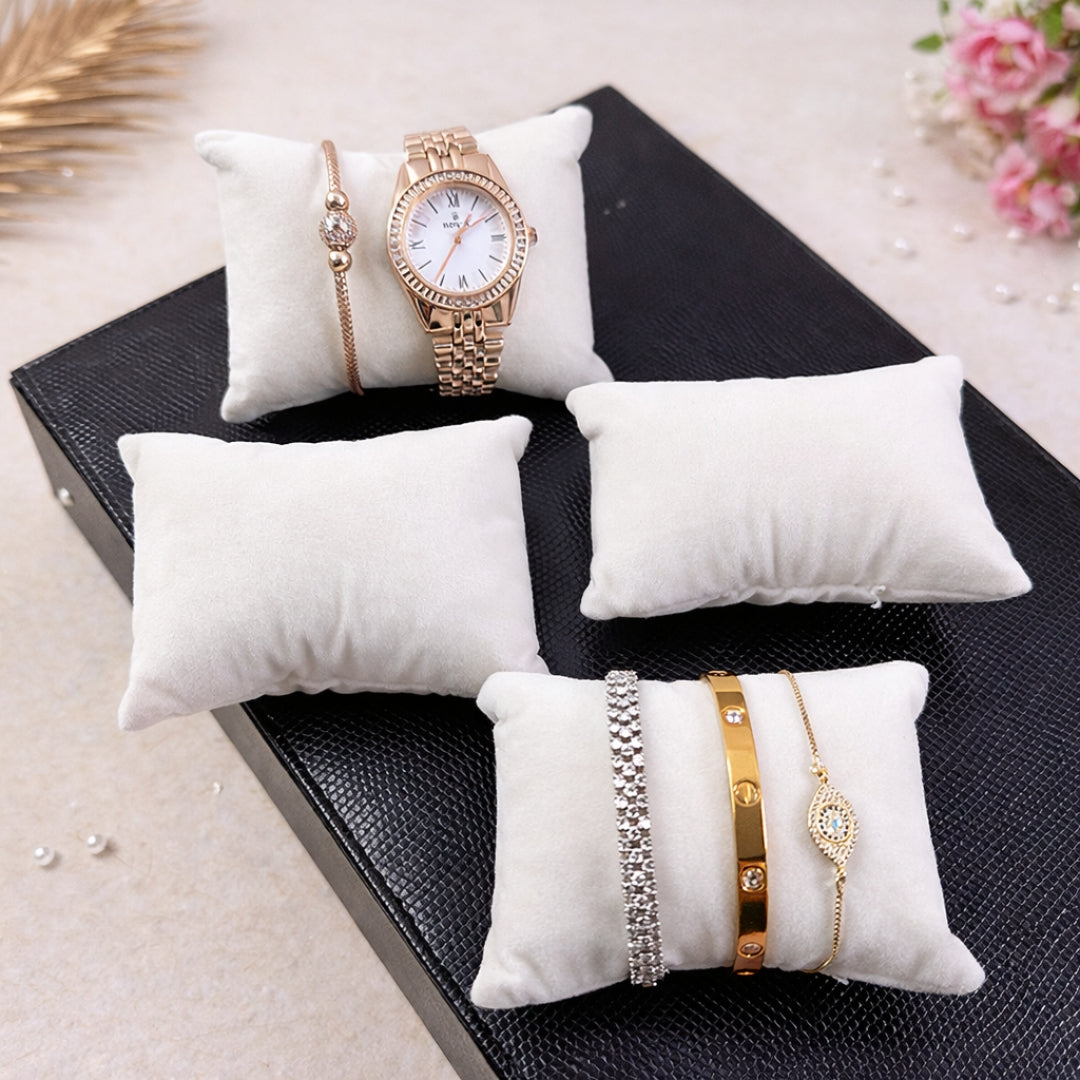Soft Cushion Pillow for Watch & Bracelet Display – Pack of 4