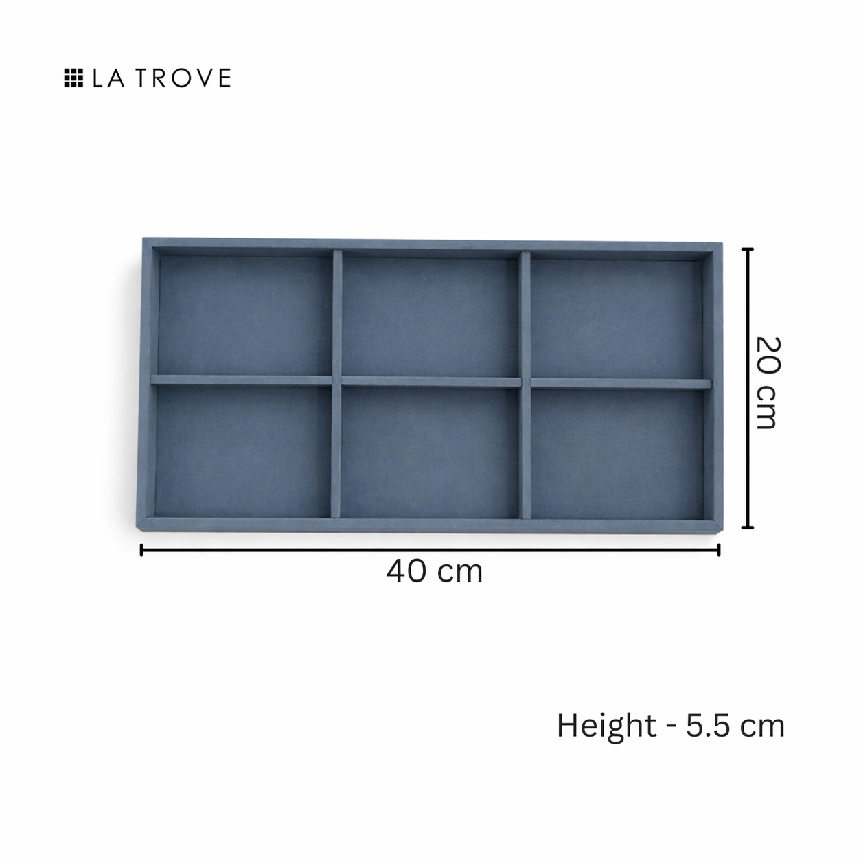 6 Slot Belt Tray Large