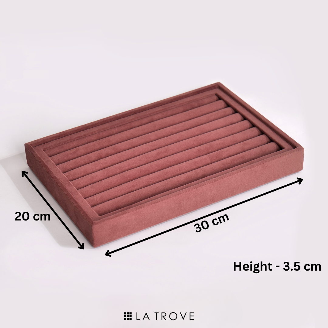 Luxury Big Ring & Cufflink Organiser Tray