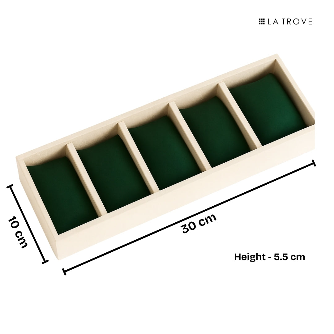 5 Slot Watch & Bracelet Tray Organiser