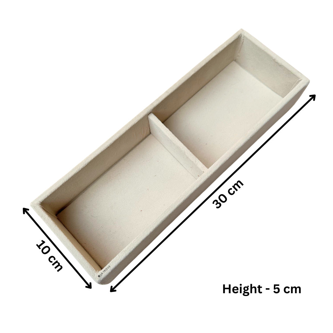 2 Slot Belt Organiser Tray (Sleek)