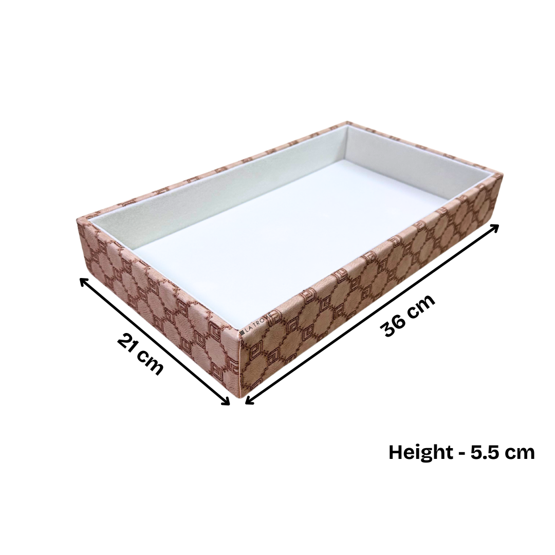 Designer Multi-Purpose Accessory Organizer Tray
