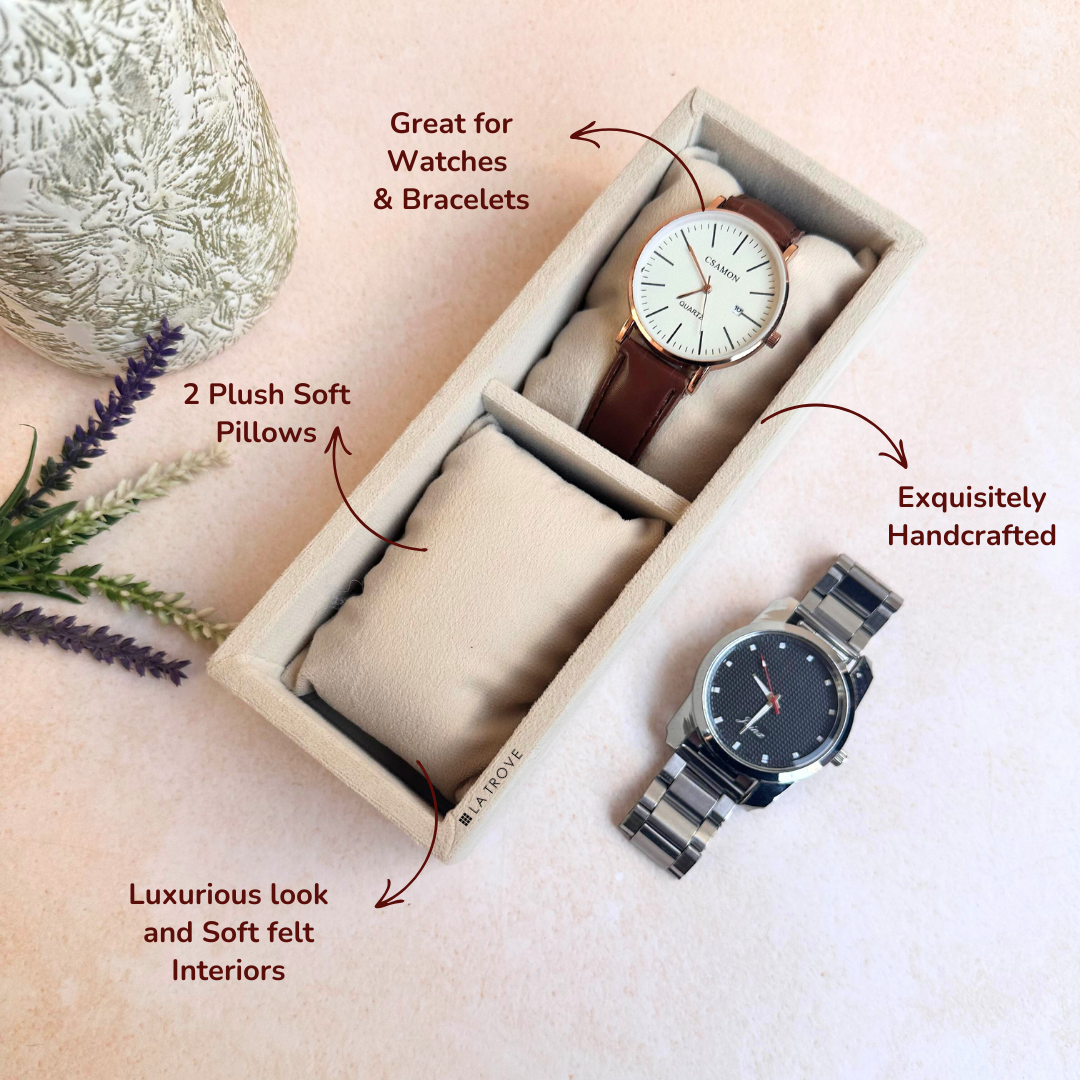 2 Slot Micro Watch Tray