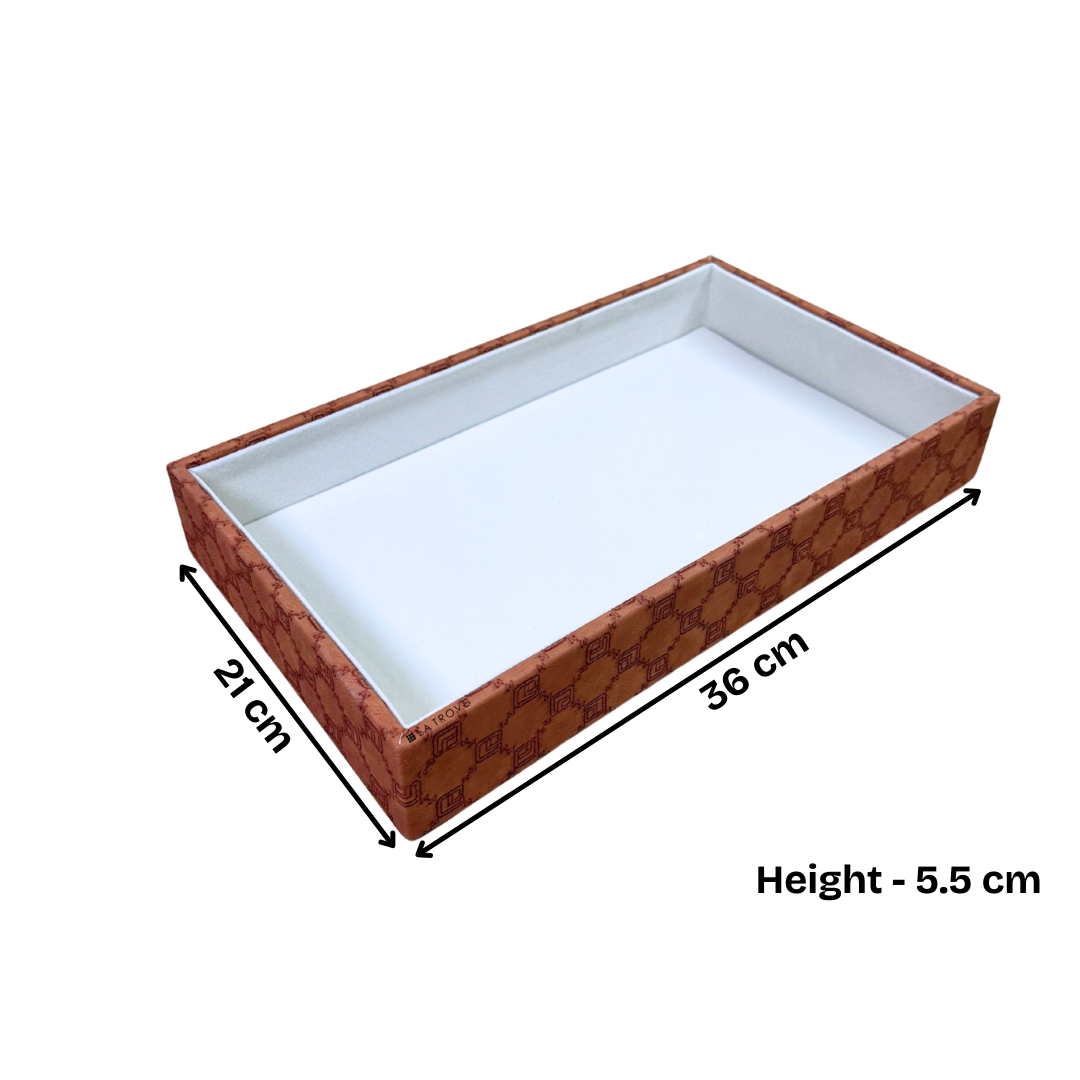 Designer Multi-Purpose Accessory Organizer Tray