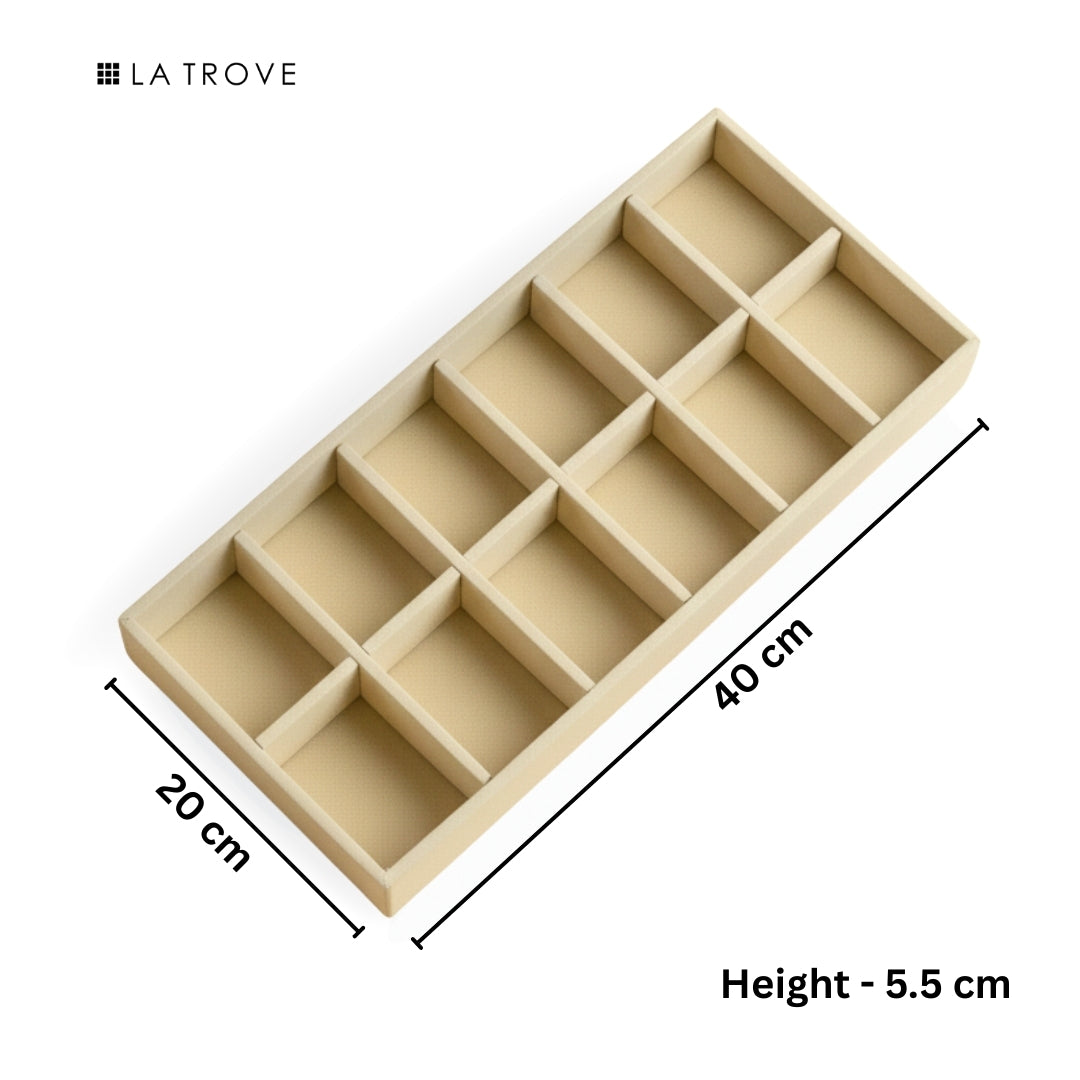 12 Slot Socks Tray for Socks & Small Accessories