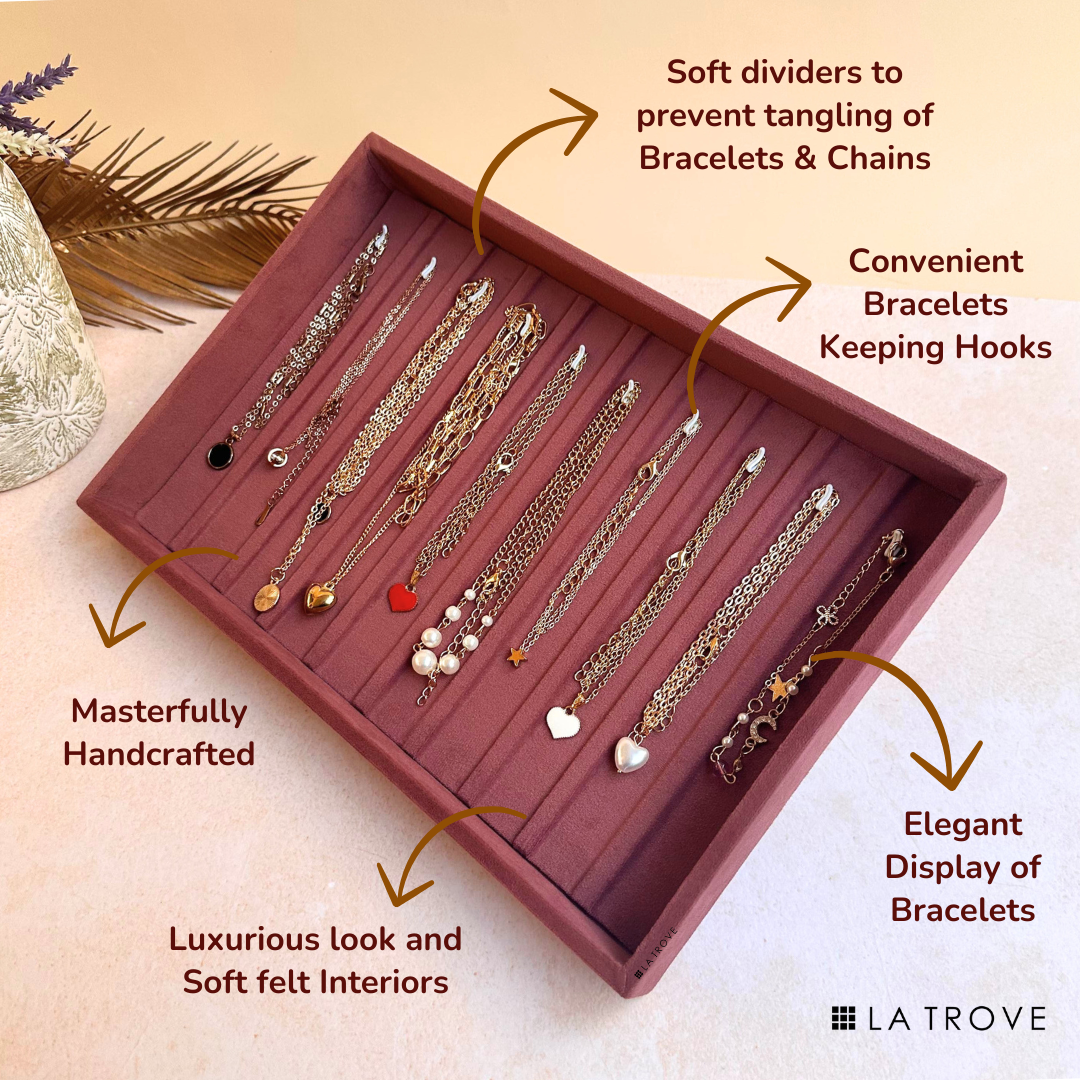 Bracelet & Chain Jewellery Tray Organiser