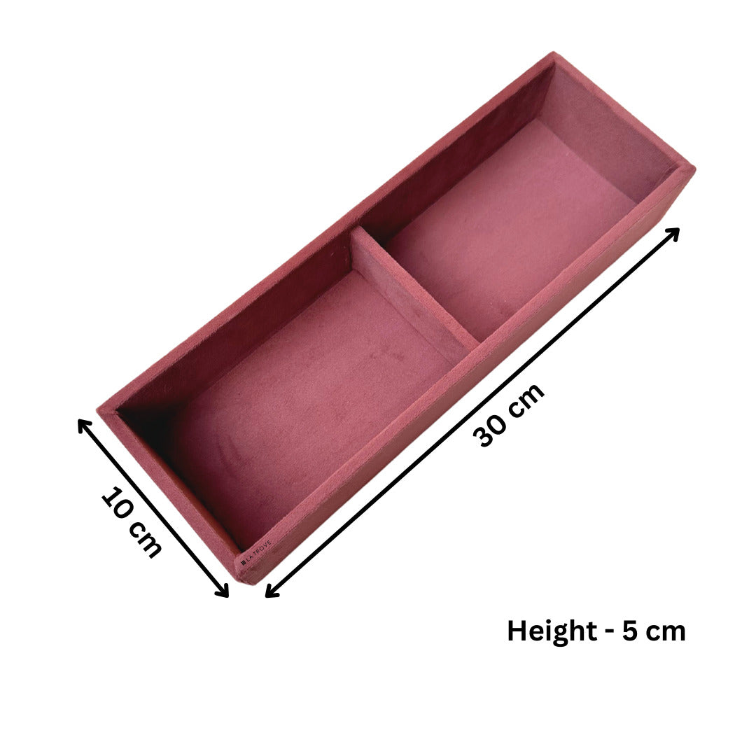 2 Slot Belt Organiser Tray (Sleek)