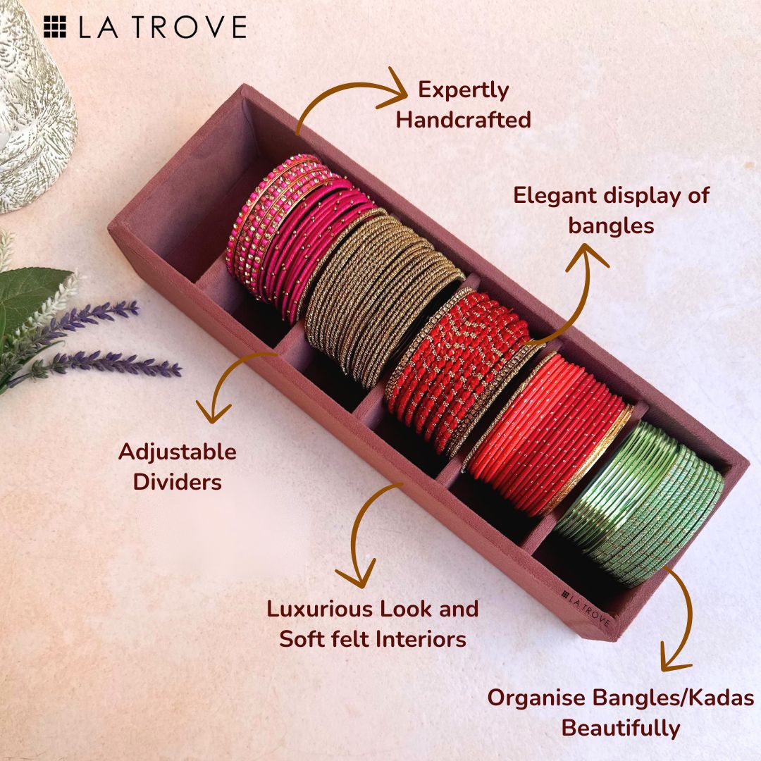 6 Slot Bangle Tray Organiser (Sleek)