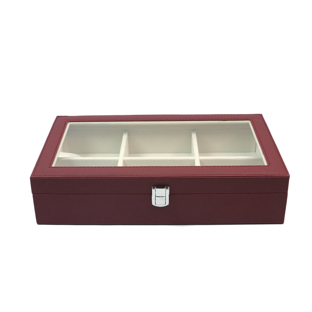 TBT Belt Organiser Box With Glass Top