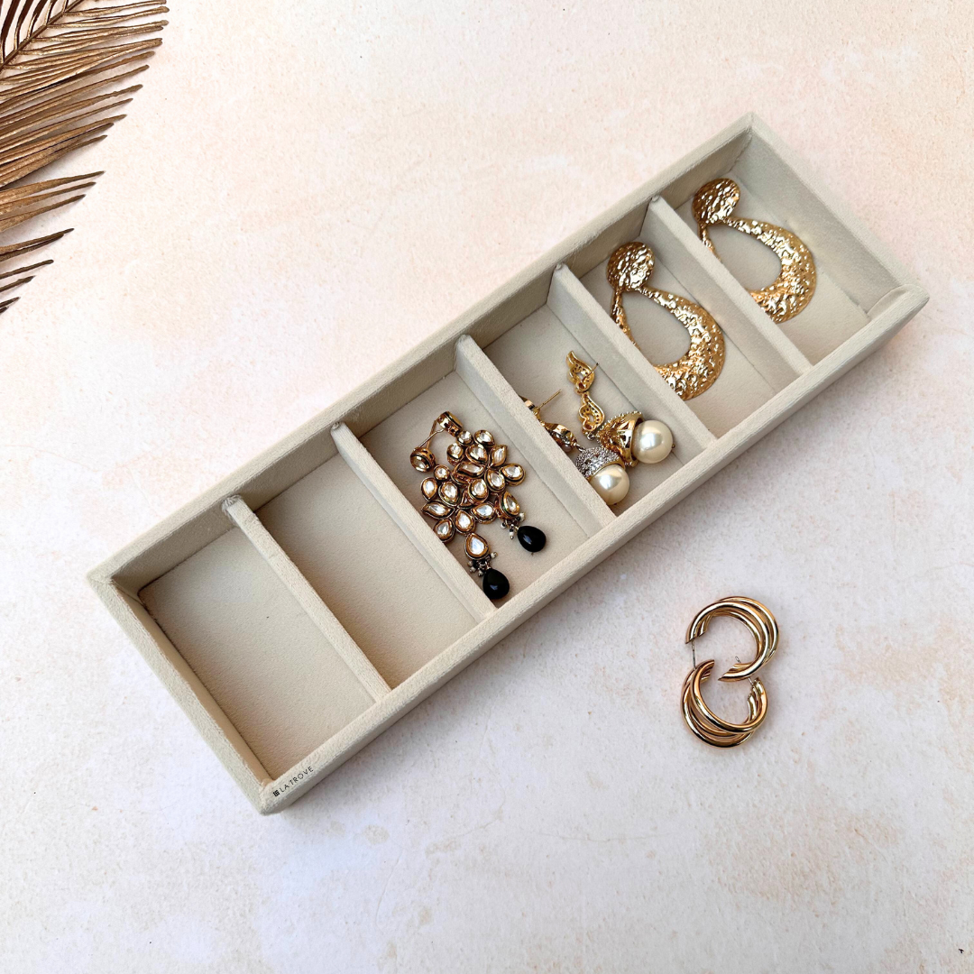 6 Grid Jewellery Tray (Sleek)