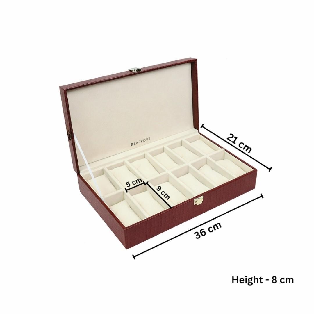 12 Slot Watch Box