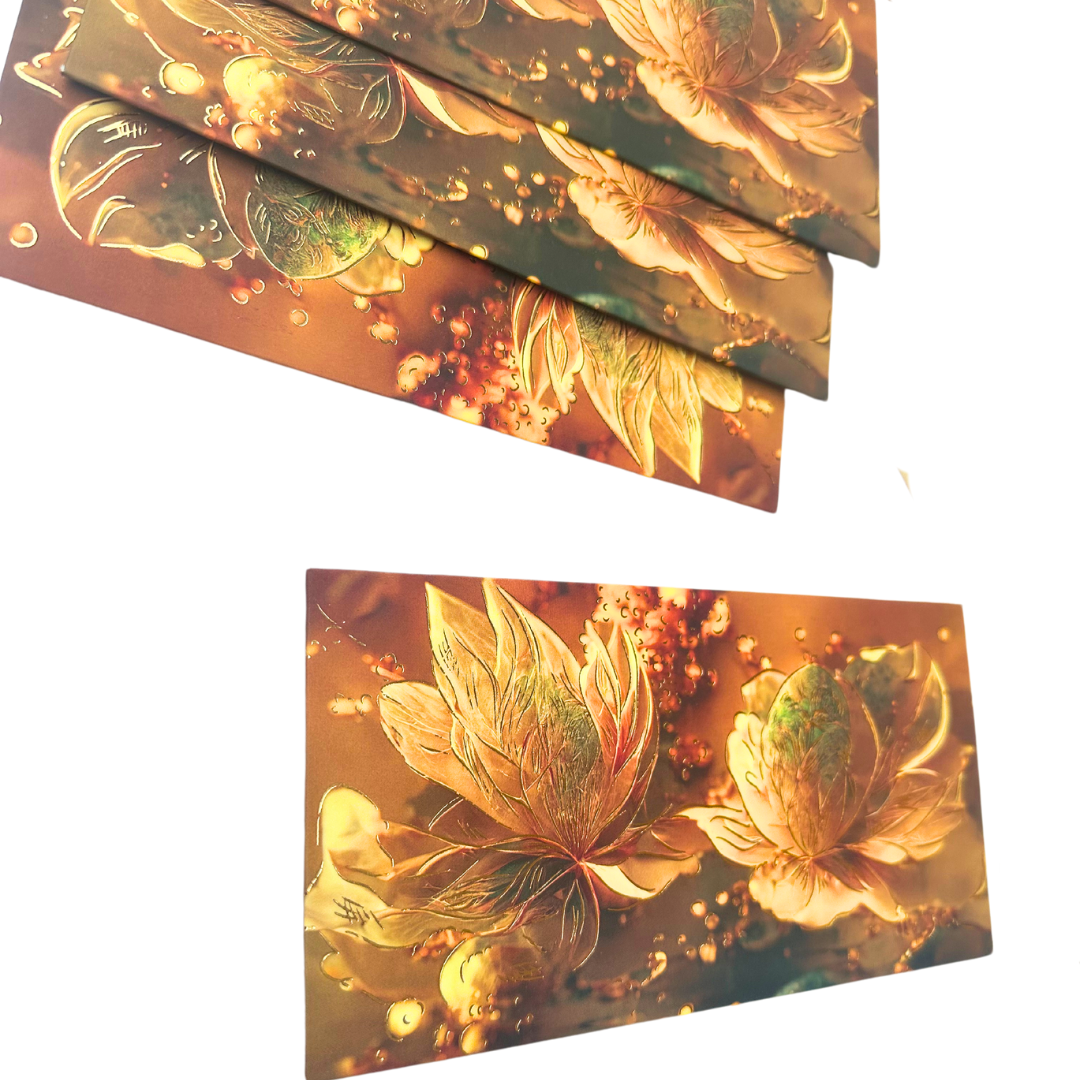 Golden Blossom Cash Envelopes