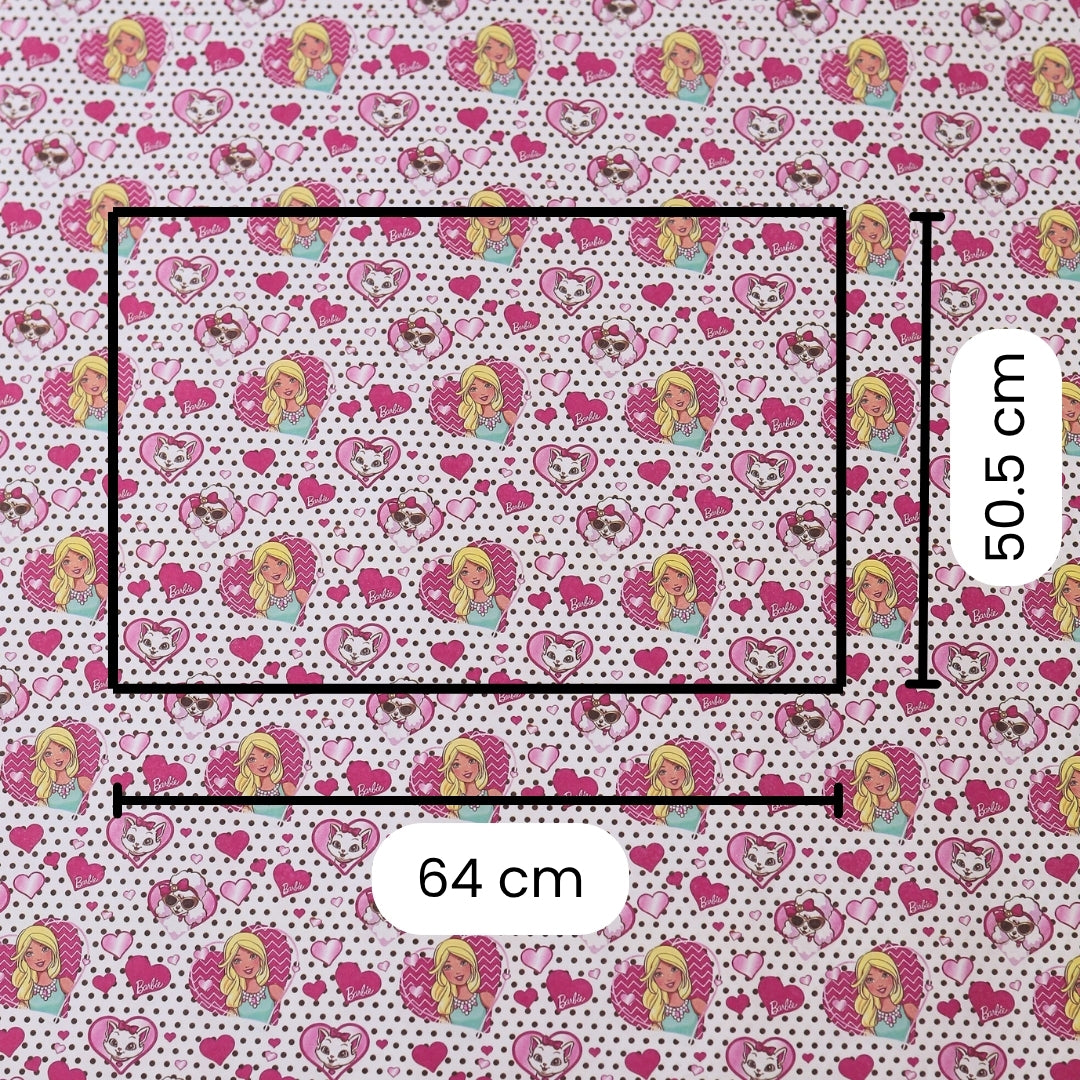 Barbie Love Print Gift Wrapping Paper
