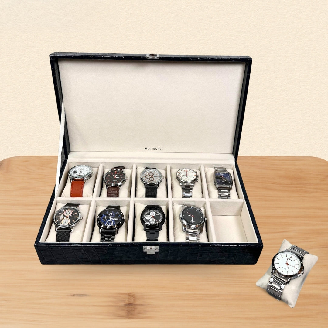 10 Slot Watch Box