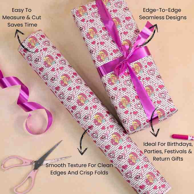 Barbie Love Print Gift Wrapping Paper