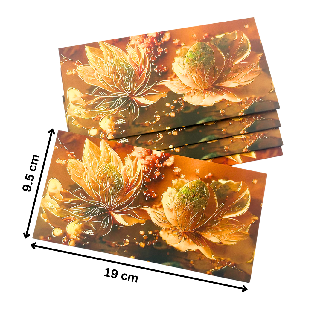 Golden Blossom Cash Envelopes