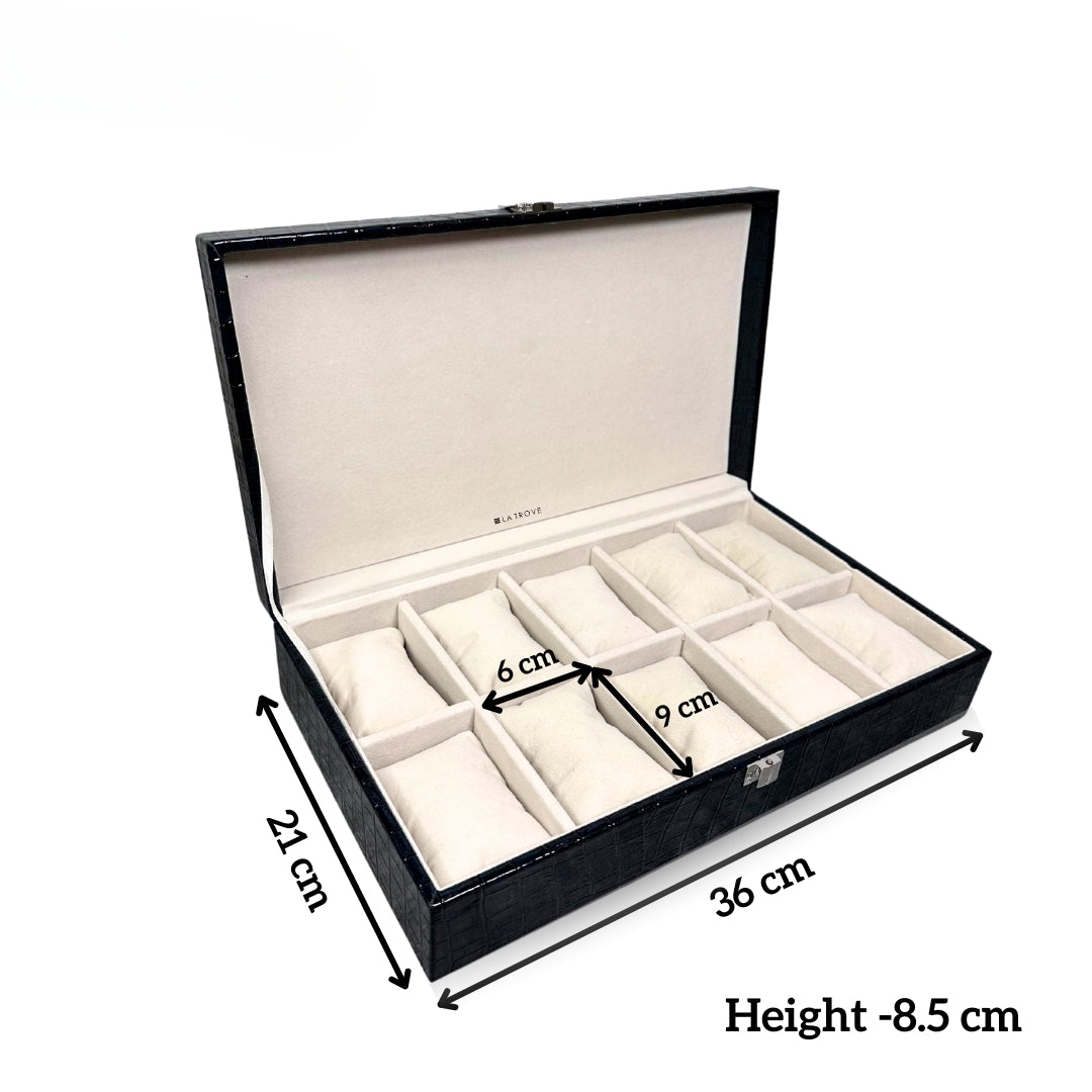 10 Slot Watch Box