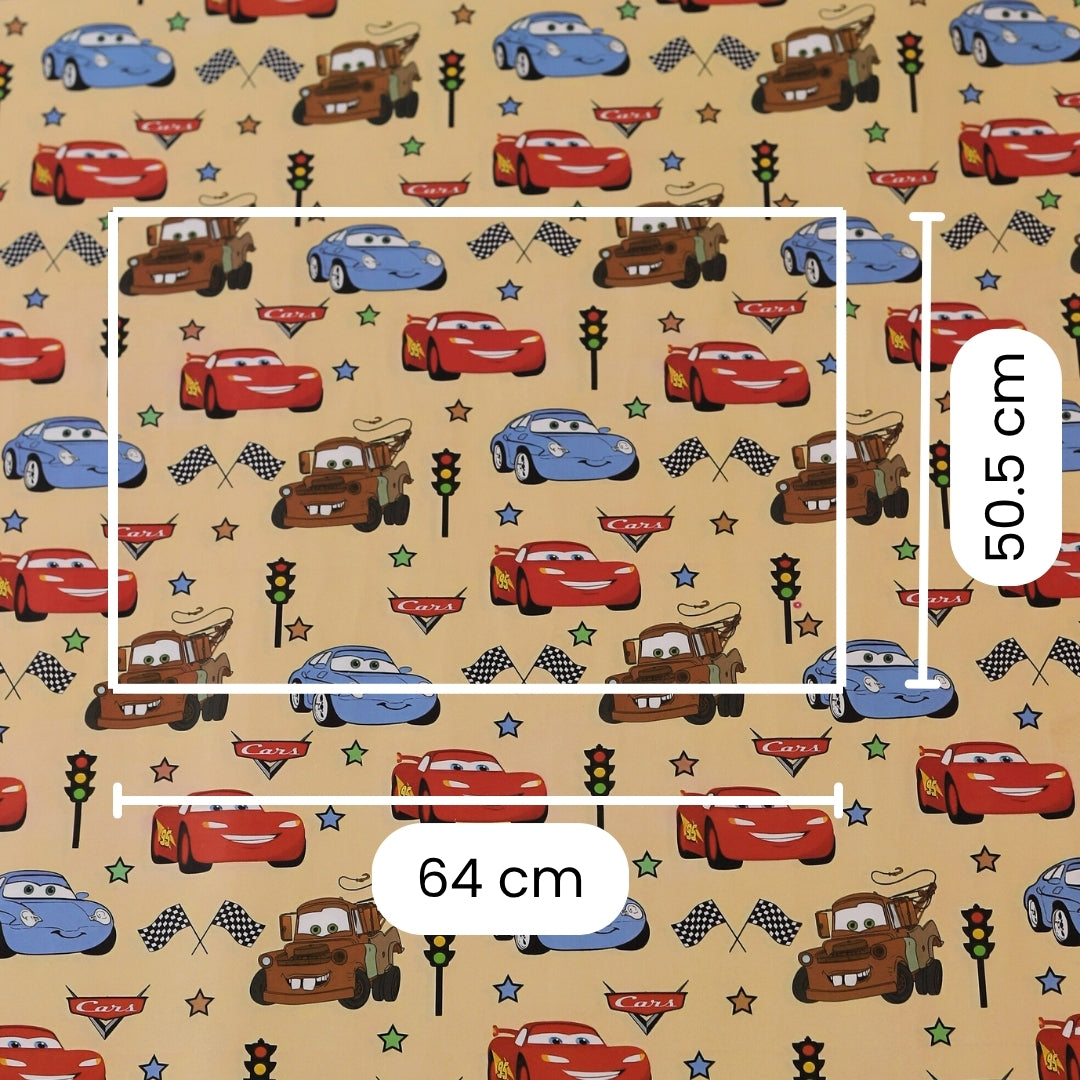 Disney Cars Themed Gift Wrapping Paper